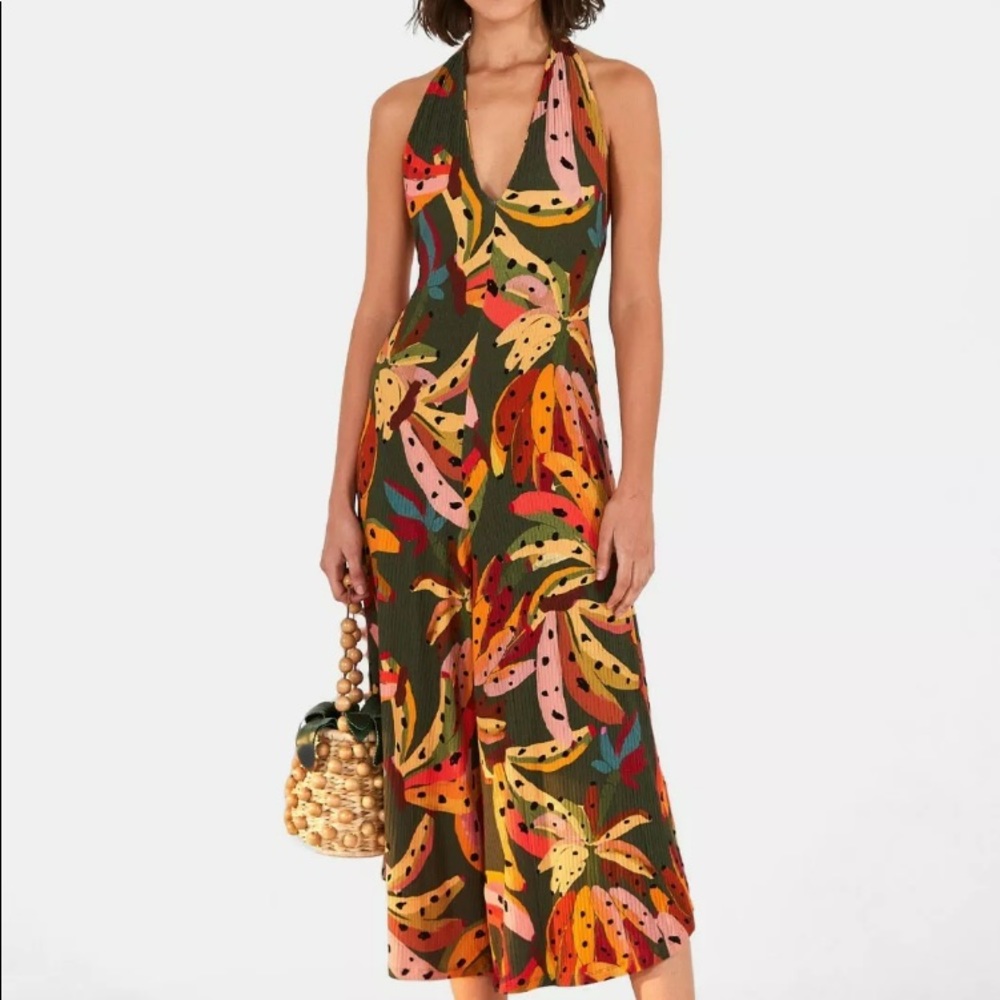 FARM Rio jumpsuit multicolor bananas
